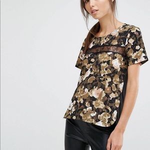 French Connection Women’s Adeline Dream Printed Top Size Small